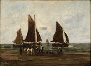 Landing of fishing boats
