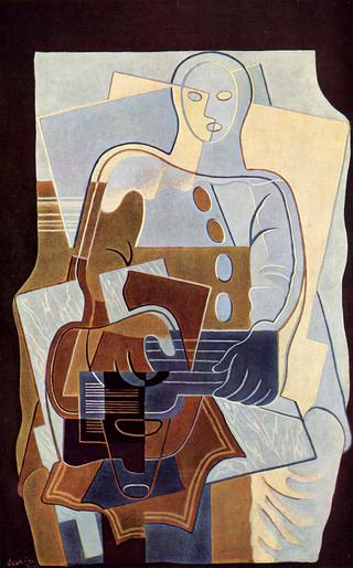 Pierrot with Guitar