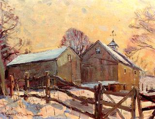 Barns in the Snow