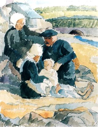 Peasant Family in Brittany