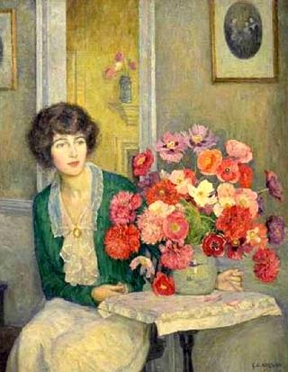 Helen with Poppies