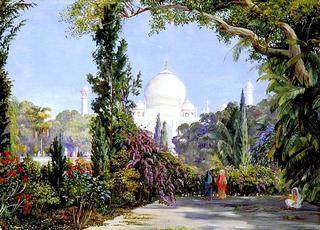 The Taj Mahal at Agra, North-West India