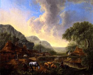 An Idealized Country Scene