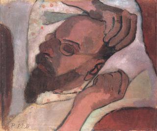 Otto Modersohn, sleeping