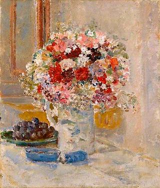 Flowers and Grapes