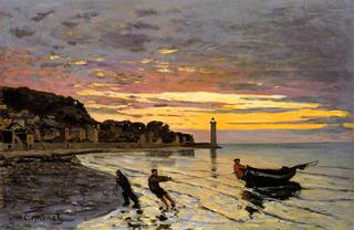 Towing a Boat, Honfleur