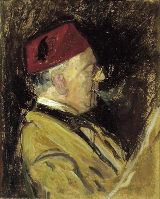 The artist's father