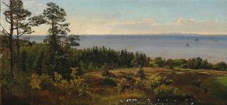 View from the North Coast of Zealand towards Kullen in Sweden