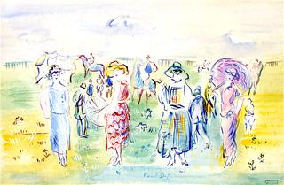 Elegant Ladies at the Races