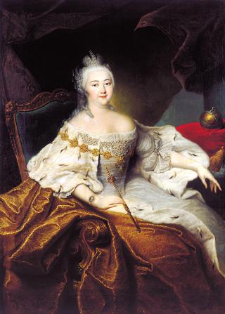Portrait of Empress Elizaveta Petrovna