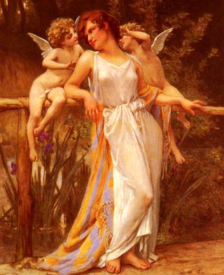 Nymph and Cherubs
