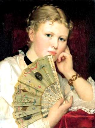 Girl with Fan