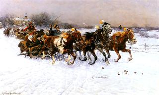 Lithuanian Sleigh Train