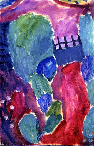 Large Variation: Garden Path, from the 'Red Path' series