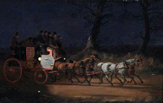 Mail Coach at Night