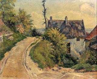 Climbing Path on Edge of Village