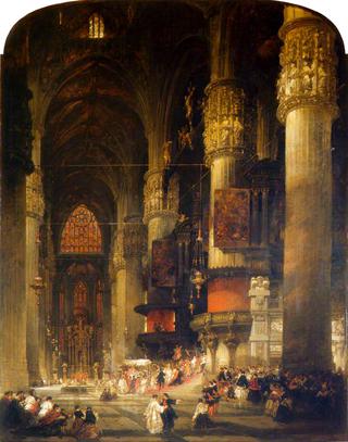 Interior of the Duomo, Milan
