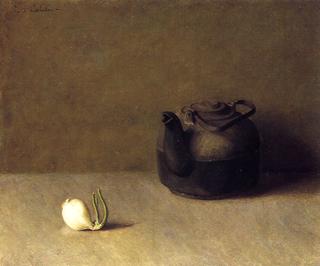 Still Life with Teapot and Onion
