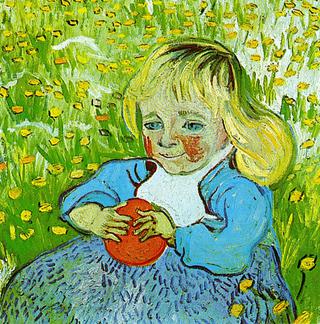 Child with an Orange