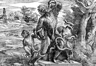 Caricature of the LaocÃ¶on-group