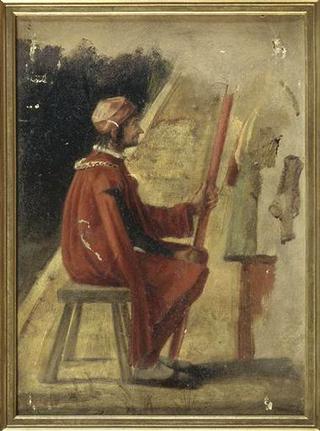 Detail from Return of the Ambassadors (after Vittore Carpaccio)