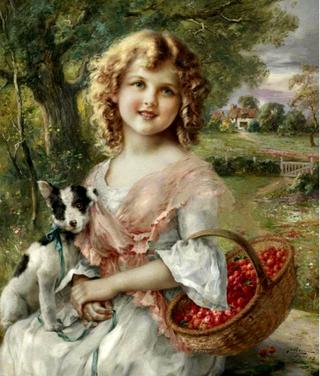 Girl with Cherry
