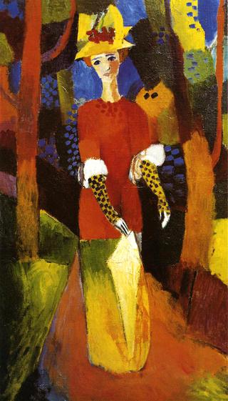 Woman in Park