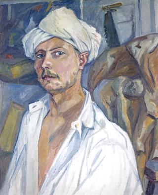 Self Portrait in a Turban