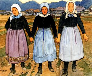 Three Young Girls