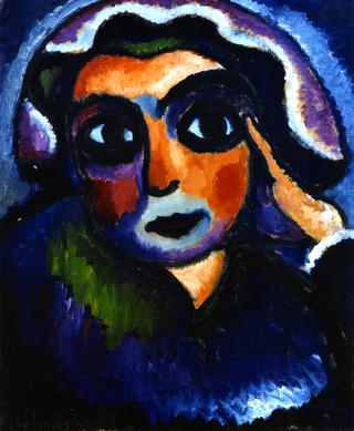 Head with Hand
