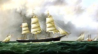 Sailing near Sandy Hook