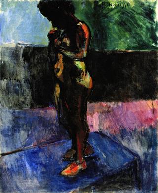 Nude with Pink Shoes