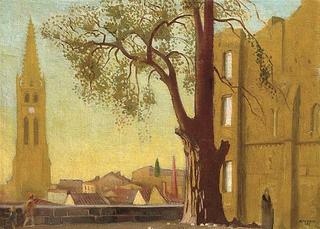 Avallon, Paysage au Grand Arbre