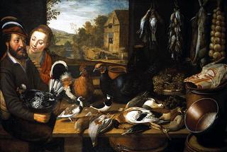 Larder Still Life with Cheese