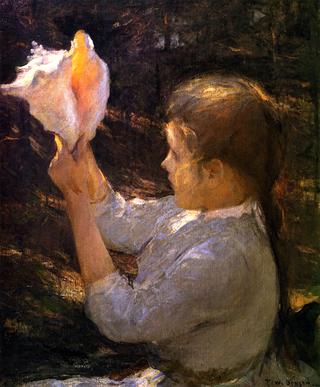 Child with a Seashell