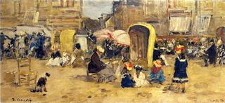 The Beach at Trouville
