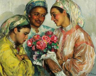 Women with Flowers