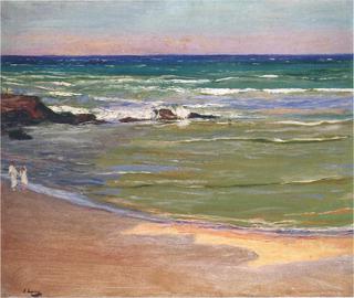 Evening on the beach