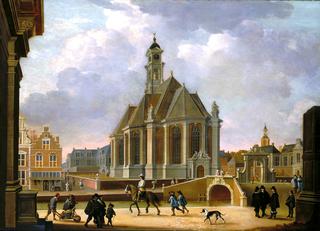 The New Church at the Spui as seen from the east (The Hague)