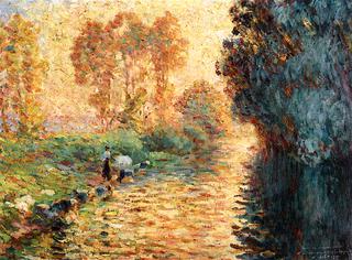 Laundresses at Twilight