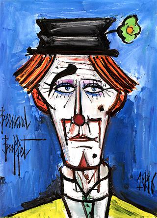 Clown with Opera Hat