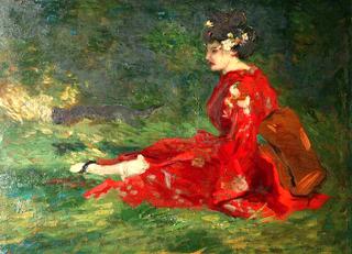 The Red Kimono