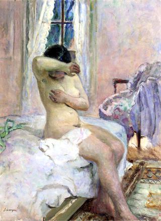 Nude on a Bed