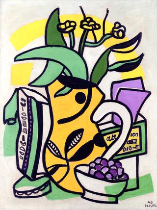 Still Life with Yellow Vase