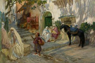 A Street Scene in Algeria