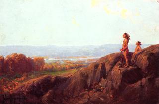 Landscape with Indian Scouts