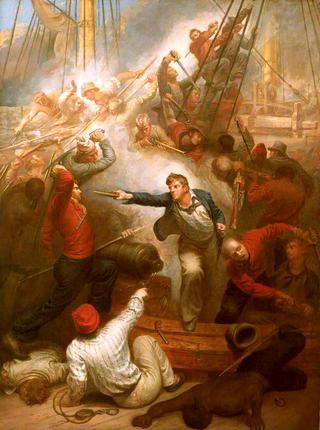 Captain William Rogers Capturing the 'Jeune Richard', 1 October 1807