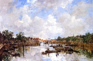 Canal with Barges