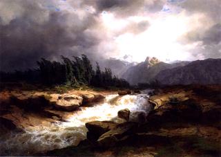 Mountain Torrent before a Storm