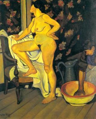 Woman at Her Toilette